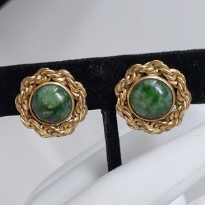Winard vintage gold filled clip earrings